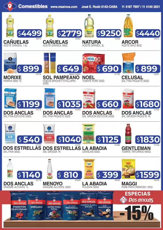 Ofertas Masivos