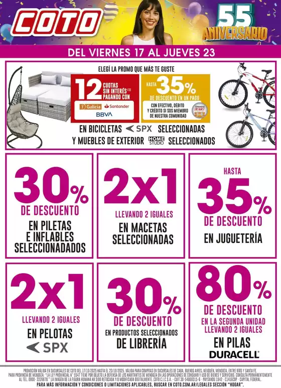 Catálogo Coto en Florencio Varela | Coto Afiche Hogar | 2025-10-17T00:00:00.000Z - 2025-10-31T00:00:00.000Z