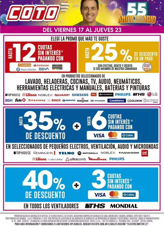 Catálogo Coto en Florencio Varela | Coto Afiche Electro Motivo | 2025-10-17T00:00:00.000Z - 2025-10-31T00:00:00.000Z
