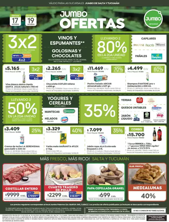 Catálogo Jumbo en Añelo | Ofertas | Mendoza | 2025-10-16T00:00:00.000Z - 2025-10-19T00:00:00.000Z