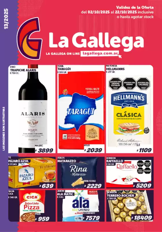 Catálogo La Gallega Supermercados en Morón | Catálogo de ofertas | 2025-10-17T00:00:00.000Z - 2025-10-22T00:00:00.000Z