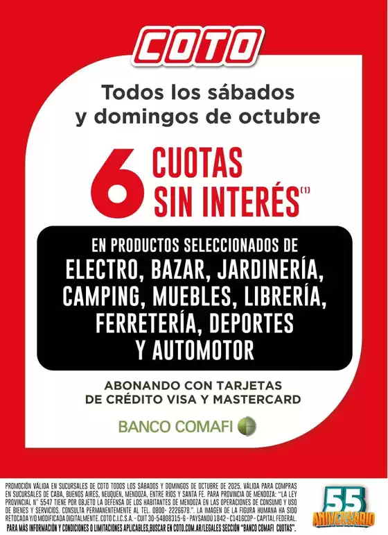 Coto Afiche Web Banco Comafi-