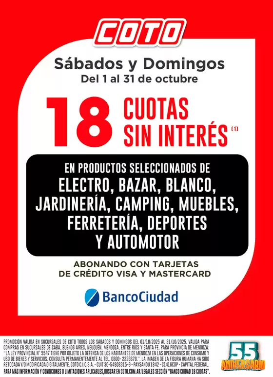 Coto Afiche Web Banco Ciudad