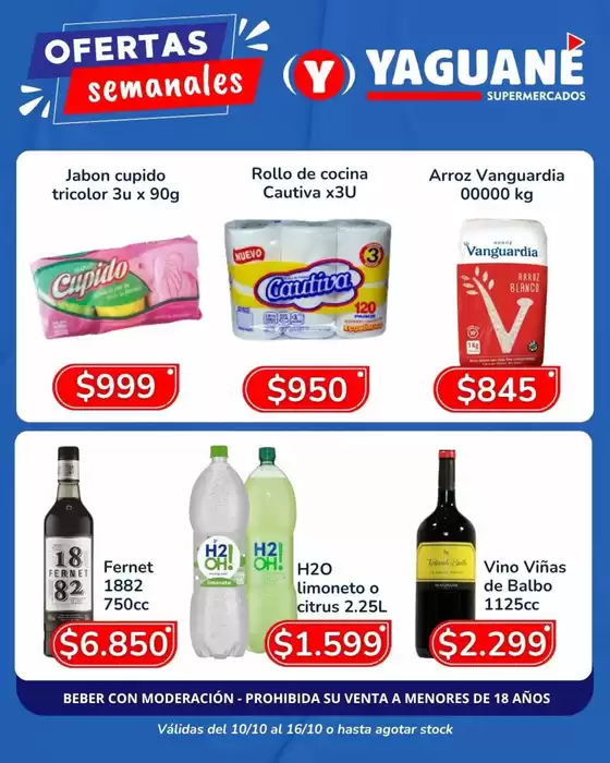Catálogo Yaguane Supermercados | Ofertas y promociones actuales | 2025-10-18T00:00:00.000Z - 2025-11-01T00:00:00.000Z
