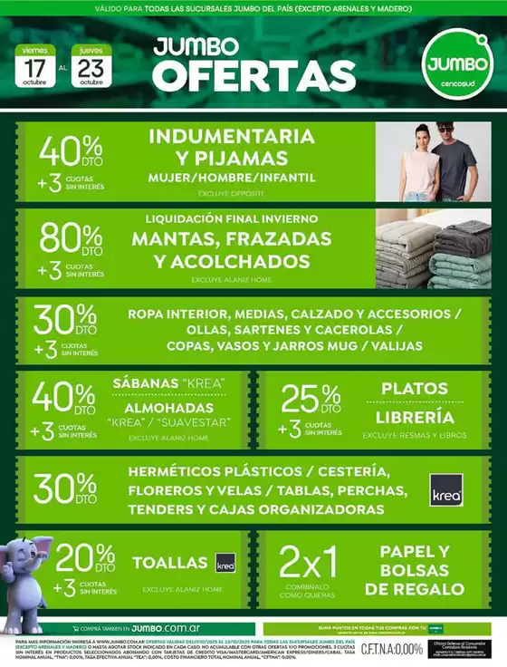 Catálogo Jumbo | Oferta | T. Libre & Textil  | 2025-10-17T00:00:00.000Z - 2025-10-23T00:00:00.000Z