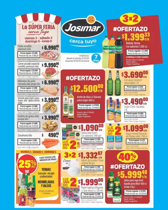 Catálogo Josimar | Ofertas exclusivas para nuestros clientes | 2025-10-19T00:00:00.000Z - 2025-11-02T00:00:00.000Z