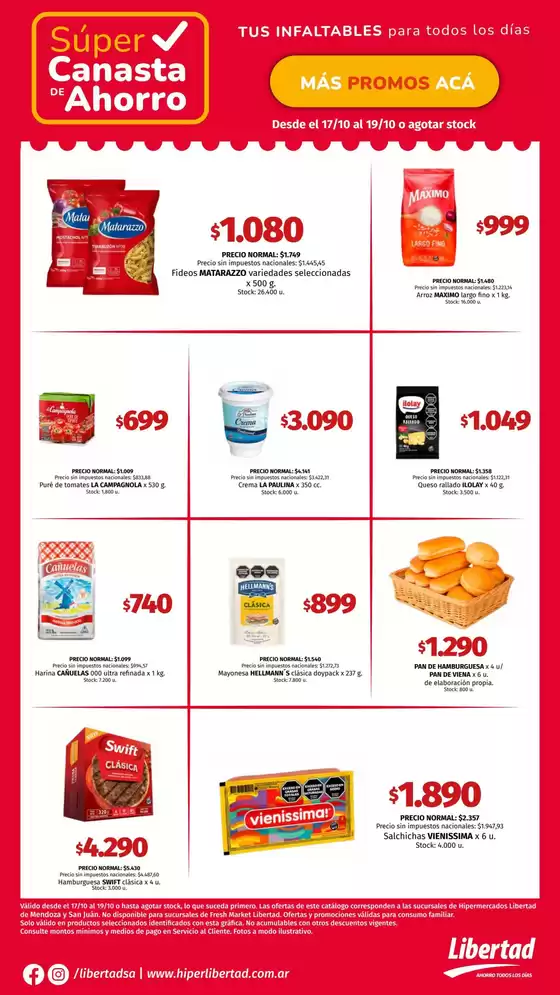 Catálogo Hiper Libertad | Grandes descuentos en productos seleccionados | 2025-10-19T00:00:00.000Z - 2025-11-02T00:00:00.000Z