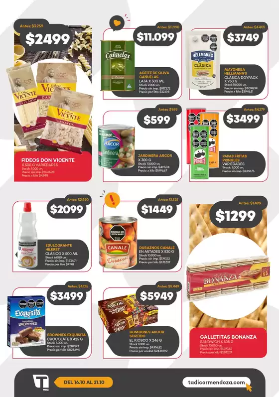 Catálogo Supermercados Tadicor