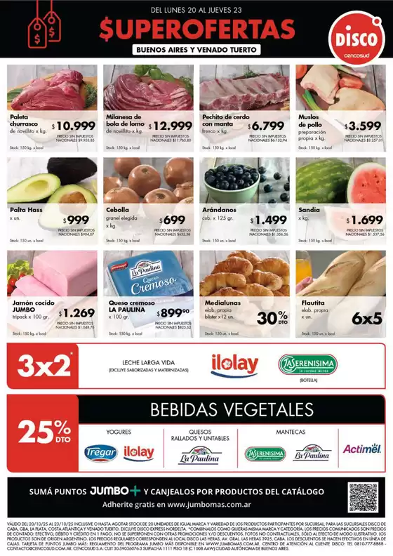 Catálogo Disco en Salta | FERIA DE FRESCOS BS. AS. 20-10 | 2025-10-19T00:00:00.000Z - 2025-10-23T00:00:00.000Z