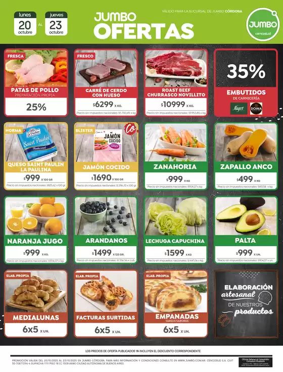Catálogo Jumbo en Martínez | Ofertas | Córdoba | 2025-10-20T00:00:00.000Z - 2025-10-23T00:00:00.000Z