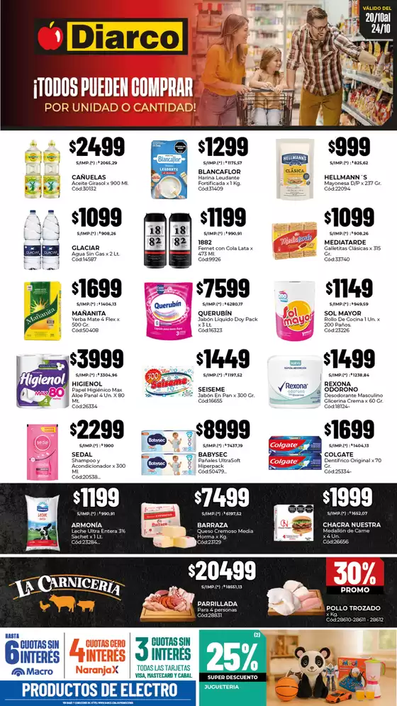 Catálogo Diarco | OFERTAS PUEBLO INTERIOR | 2025-10-20T00:00:00.000Z - 2025-10-24T00:00:00.000Z
