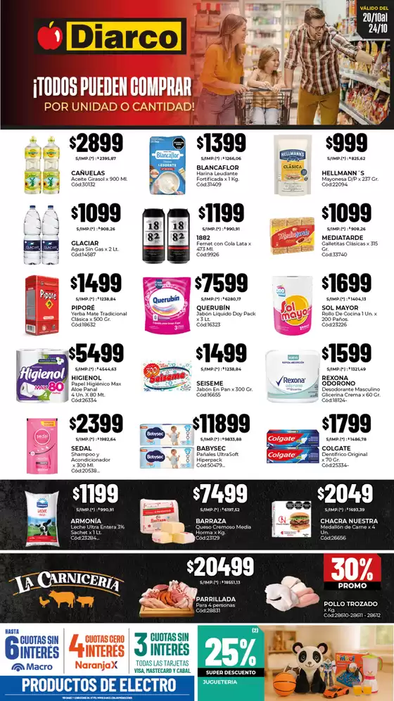 Catálogo Diarco | OFERTAS PUEBLO SUR | 2025-10-20T00:00:00.000Z - 2025-10-24T00:00:00.000Z