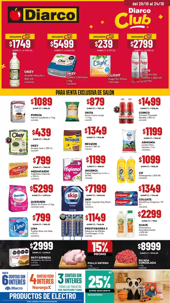 Catálogo Diarco | OFERTAS INTERIOR | 2025-10-20T00:00:00.000Z - 2025-10-24T00:00:00.000Z