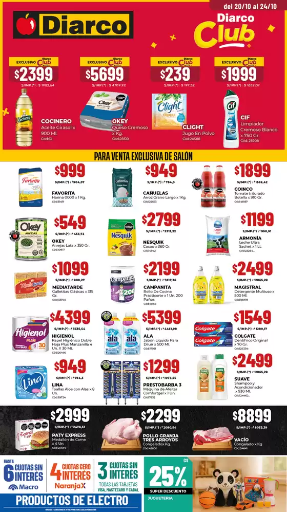 Catálogo Diarco | OFERTAS SUR | 2025-10-20T00:00:00.000Z - 2025-10-24T00:00:00.000Z
