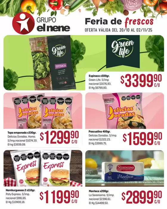 Catálogo El Nene en Monte Grande (Buenos Aires) | feria1 | 2025-10-23T00:00:00.000Z - 2025-11-06T00:00:00.000Z
