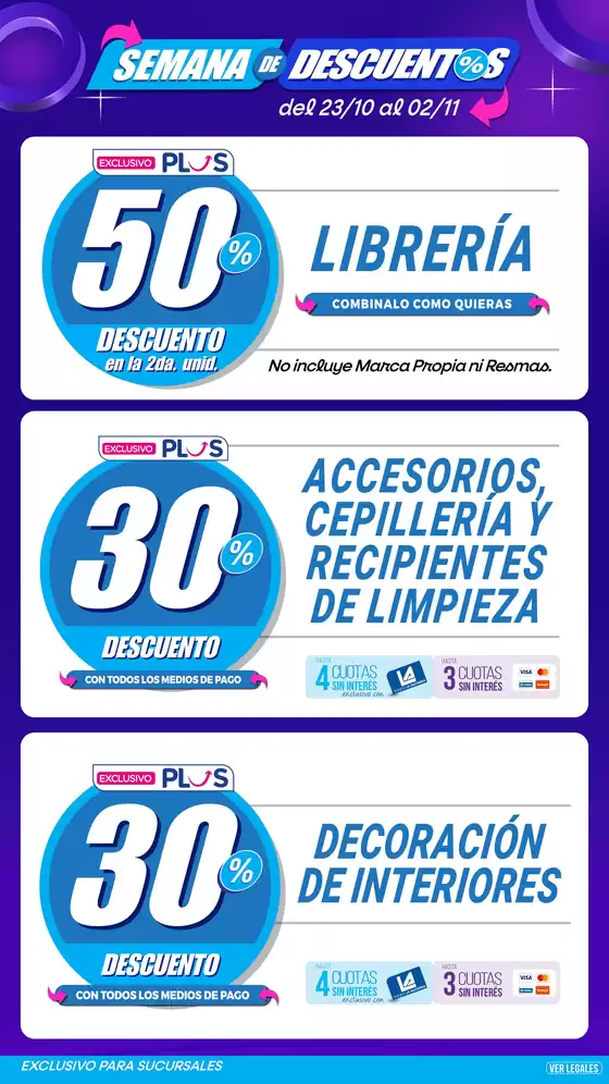 Semana de descuentos