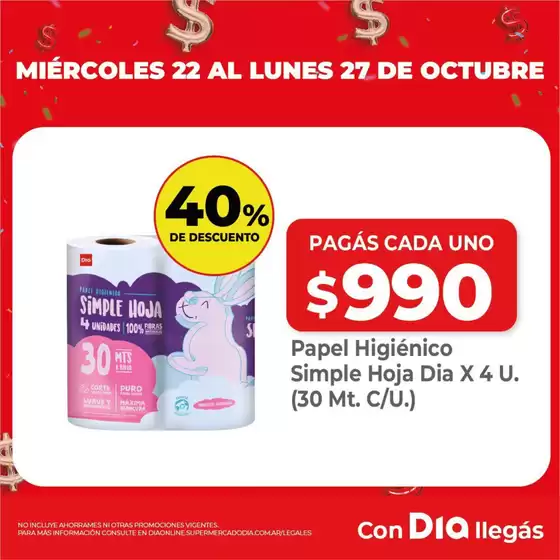 Catálogo Supermercados DIA en Monte Grande (Buenos Aires) | Ofertas y promociones actuales | 2025-10-23T00:00:00.000Z - 2025-11-06T00:00:00.000Z