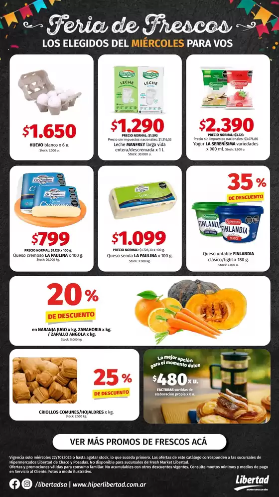 Catálogo Hiper Libertad en Monte Grande (Buenos Aires) | Ofertas principales para todos los clientes | 2025-10-23T00:00:00.000Z - 2025-11-06T00:00:00.000Z
