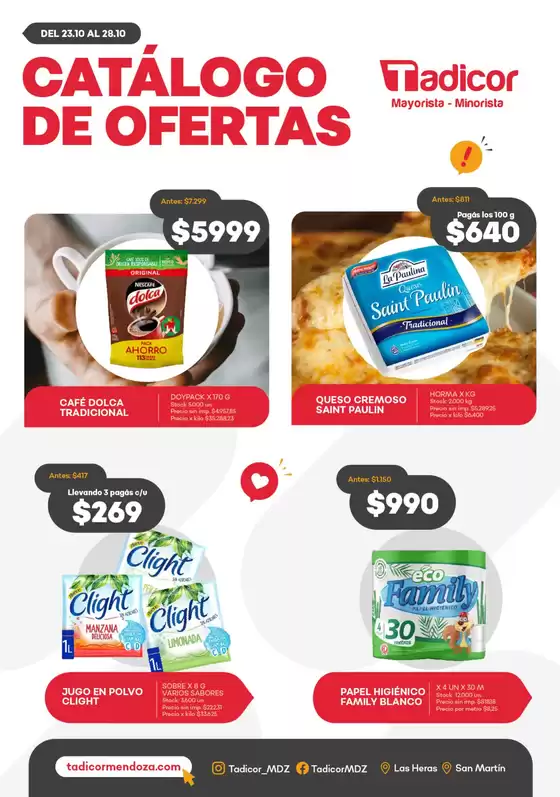 Catálogo Supermercados Tadicor