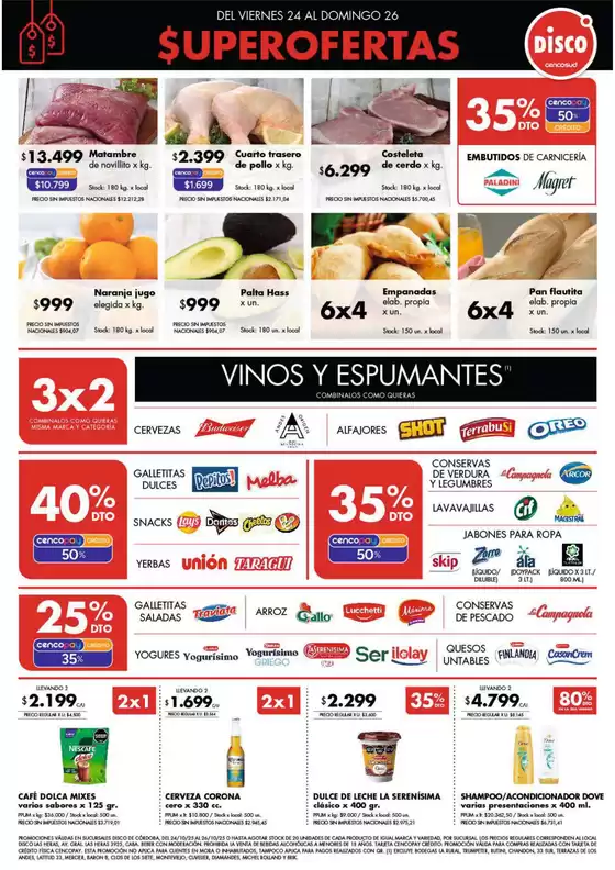 Catálogo Disco en Lomas de Zamora | Ofertas | Córdoba | 2025-10-23T00:00:00.000Z - 2025-10-26T00:00:00.000Z