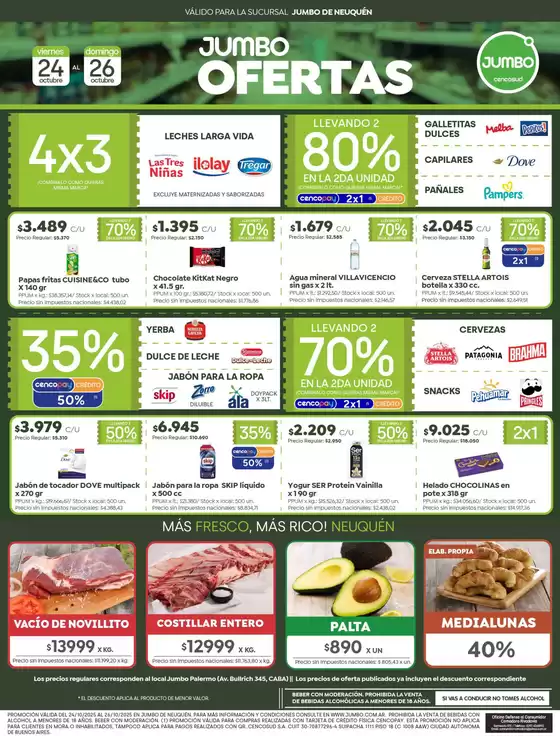 Catálogo Jumbo | Ofertas | Neuquén | 2025-10-23T00:00:00.000Z - 2025-10-26T00:00:00.000Z