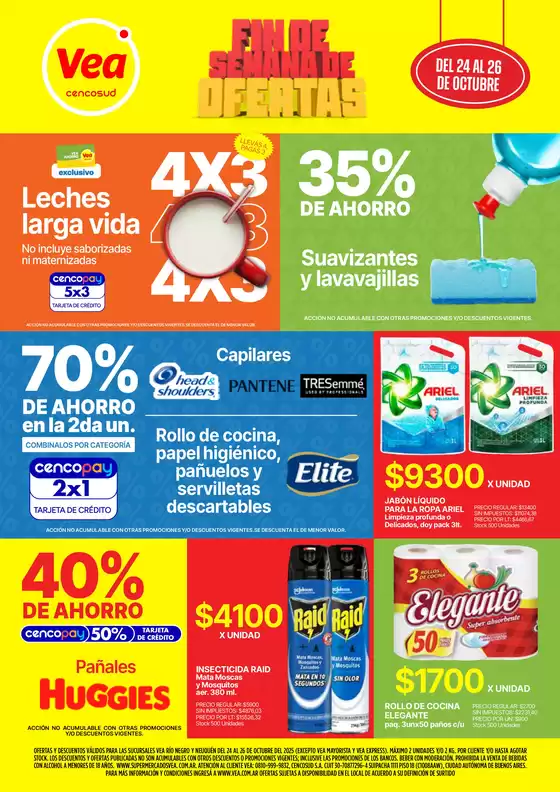 Catálogo Supermercados Vea en Moreno | Ofertas fin de semana Patagonia  | 2025-10-24T00:00:00.000Z - 2025-10-26T00:00:00.000Z