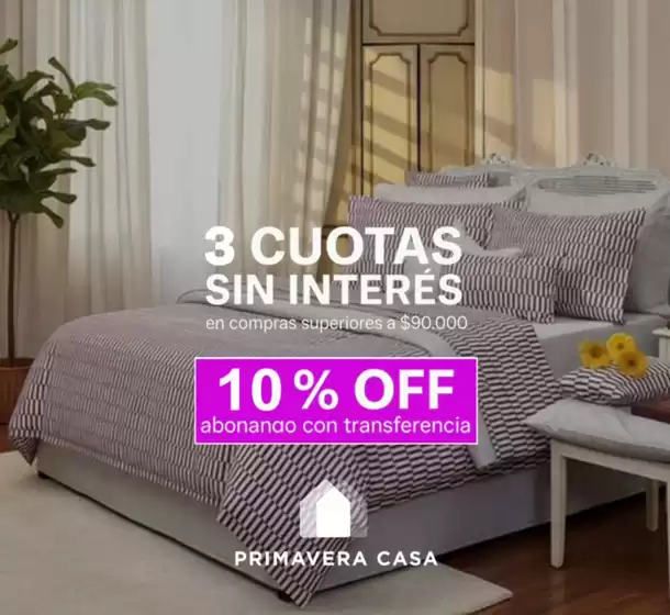 Catálogo La Primavera Casa en Corrientes | Promoción! 3 cuotas sin interes | 2025-10-24T00:00:00.000Z - 2025-11-05T00:00:00.000Z