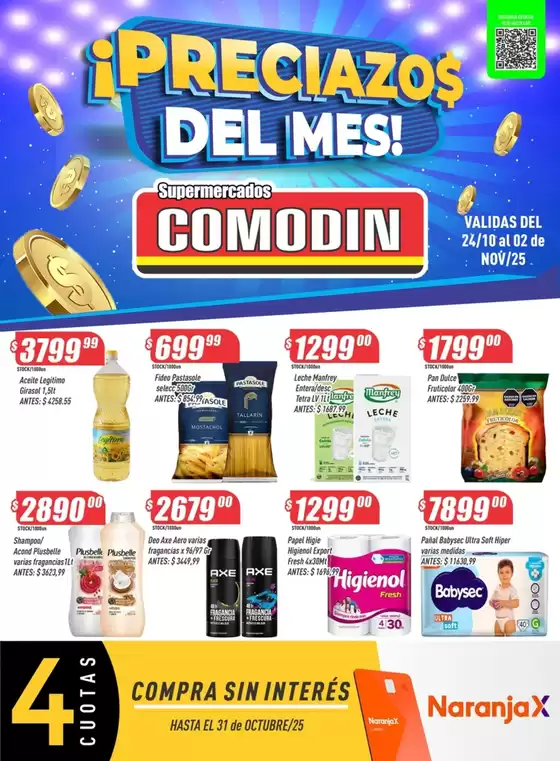 Catálogo Supermercados Comodin | Ofertas exclusivas para nuestros clientes | 2025-10-25T00:00:00.000Z - 2025-11-08T00:00:00.000Z