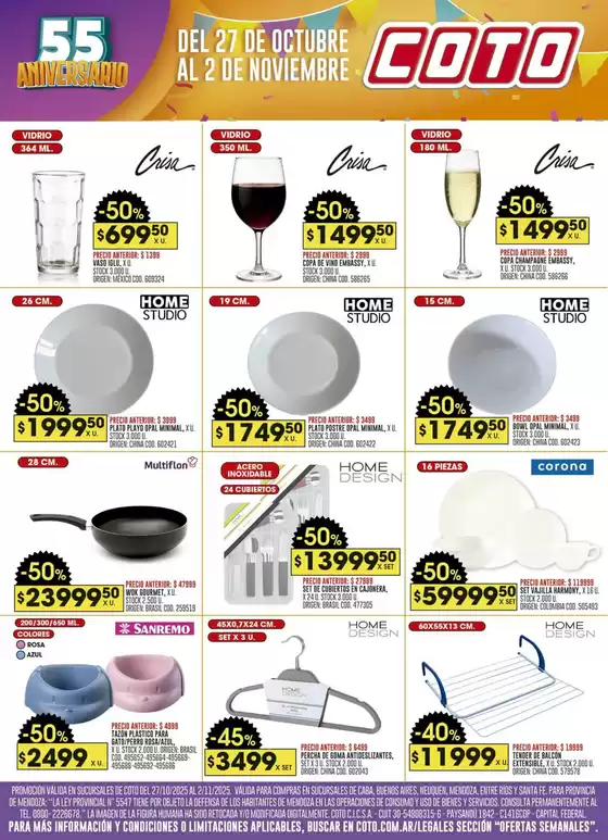 Catálogo Coto en Yacimiento Río Turbio | Coto Afiche Web Ofertas Bazar | 2025-10-27T00:00:00.000Z - 2025-11-10T00:00:00.000Z