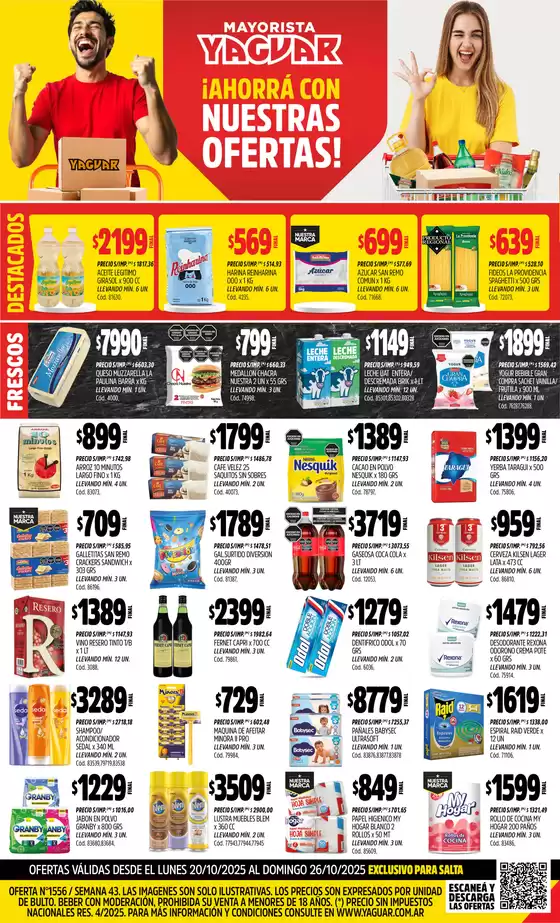 Grandes descuentos en productos seleccionados