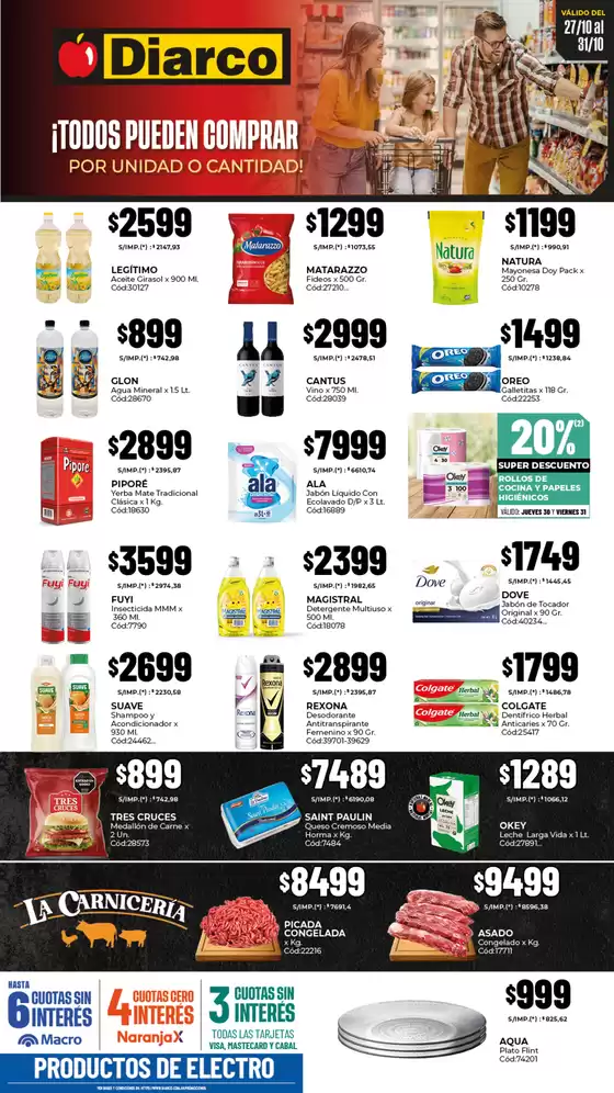 Catálogo Diarco | OFERTAS PUEBLO SUR | 2025-10-27T00:00:00.000Z - 2025-10-31T00:00:00.000Z