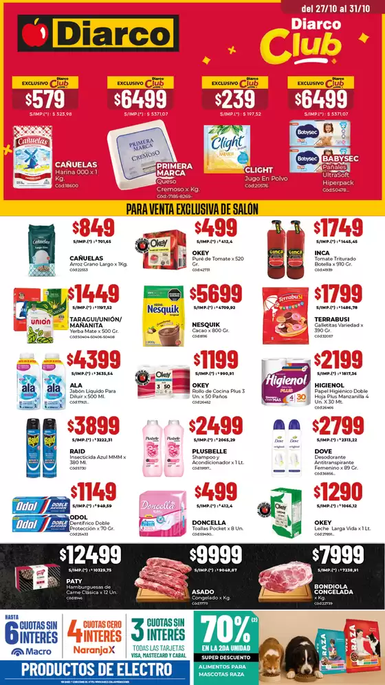 Catálogo Diarco en Del Viso | OFERTAS INTERIOR | 2025-10-27T00:00:00.000Z - 2025-10-31T00:00:00.000Z