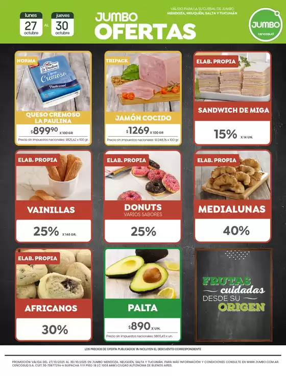 Catálogo Jumbo | Ofertas | Bs As | 2025-10-27T00:00:00.000Z - 2025-10-30T00:00:00.000Z