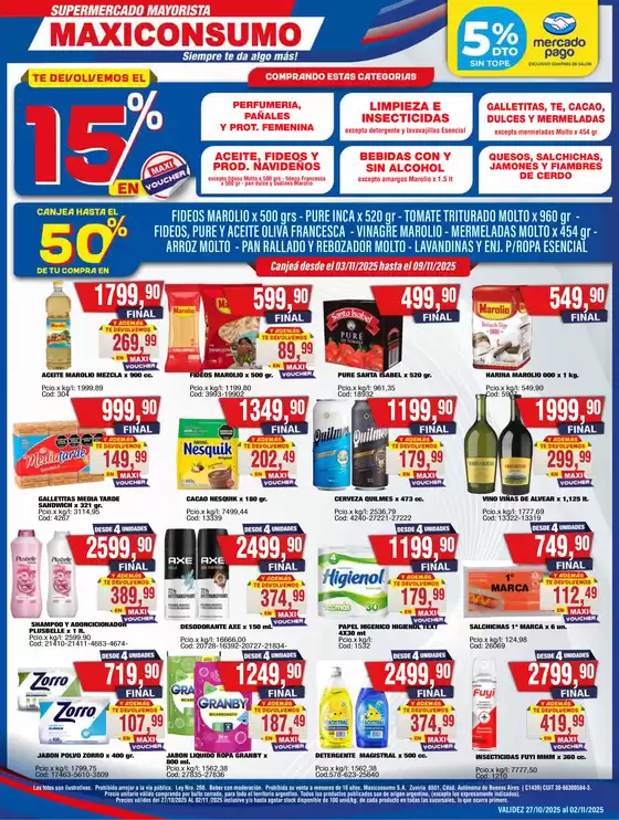 Catálogo Maxiconsumo | revista n 970 27 10 2025 final 7 | 2025-10-28T00:00:00.000Z - 2025-11-11T00:00:00.000Z