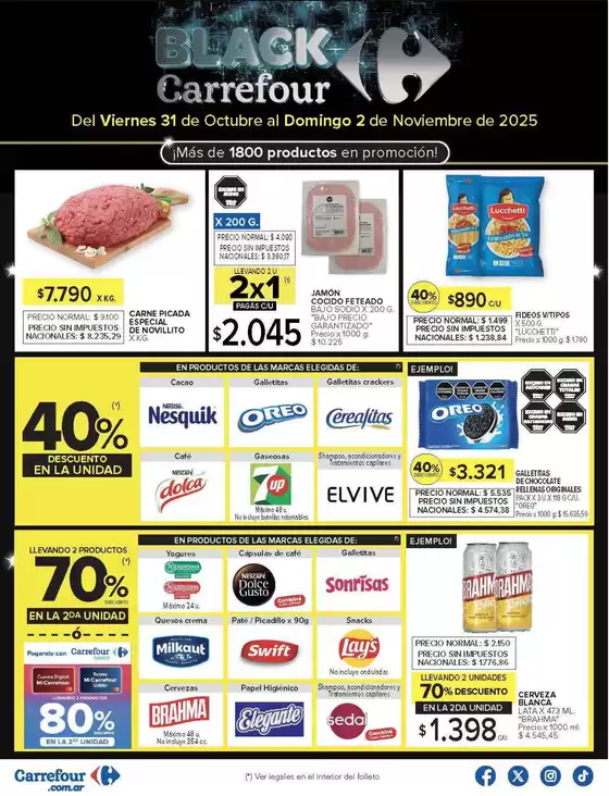 Catálogo Carrefour en Martínez | Carrefour Hiper 31 Octubre | 2025-10-31T00:00:00.000Z - 2025-11-03T00:00:00.000Z