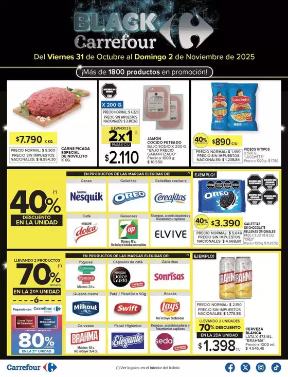 Catálogo Carrefour en Morón | Carrefour Hiper 31 Octubre | 2025-10-31T00:00:00.000Z - 2025-11-03T00:00:00.000Z