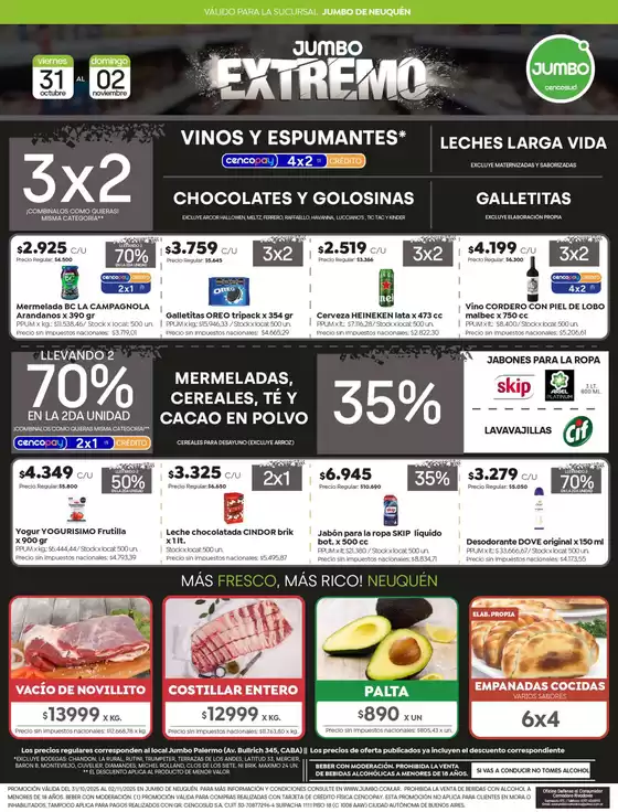 Catálogo Jumbo | Ofertas | Neuquén | 2025-10-30T00:00:00.000Z - 2025-11-02T00:00:00.000Z