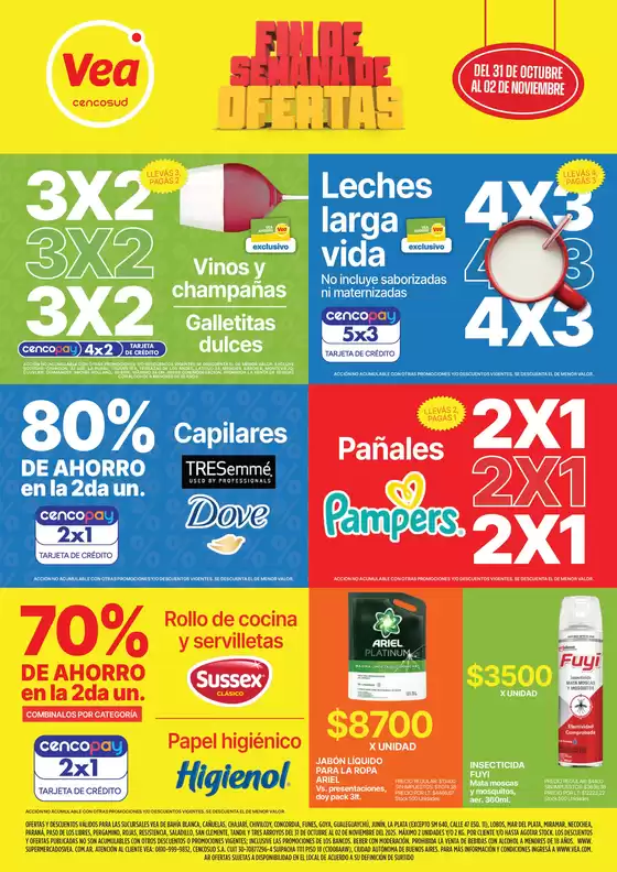 Catálogo Supermercados Vea | Ofertas especiales para ti | 2025-10-31T00:00:00.000Z - 2025-11-02T00:00:00.000Z