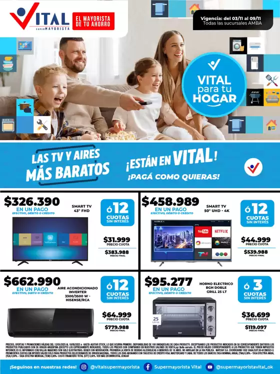Catálogo Supermayorista Vital | Gangas y ofertas actuales | 2025-11-03T00:00:00.000Z - 2025-11-09T00:00:00.000Z