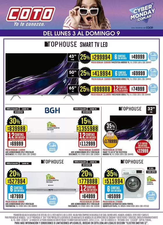 Catálogo Coto en Ciudadela | Coto Afiche Electro Motivo | 2025-11-03T00:00:00.000Z - 2025-11-09T00:00:00.000Z