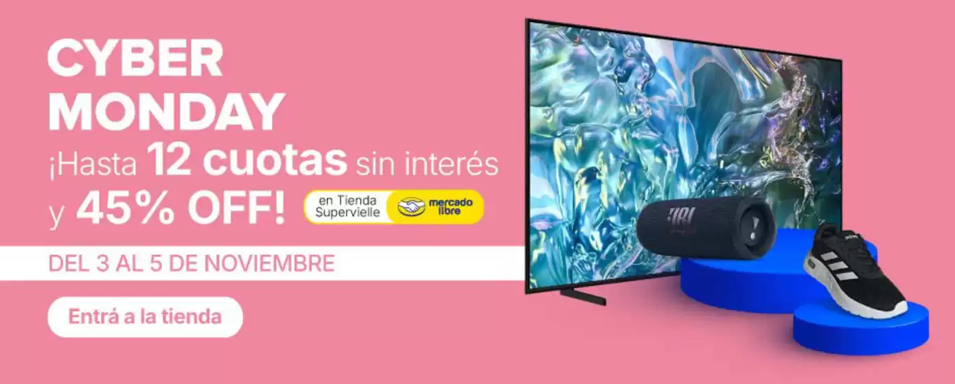 Catálogo Banco Supervielle en Yerba Buena (Tucumán) | Cyber Monday | 2025-11-04T00:00:00.000Z - 2025-11-05T00:00:00.000Z