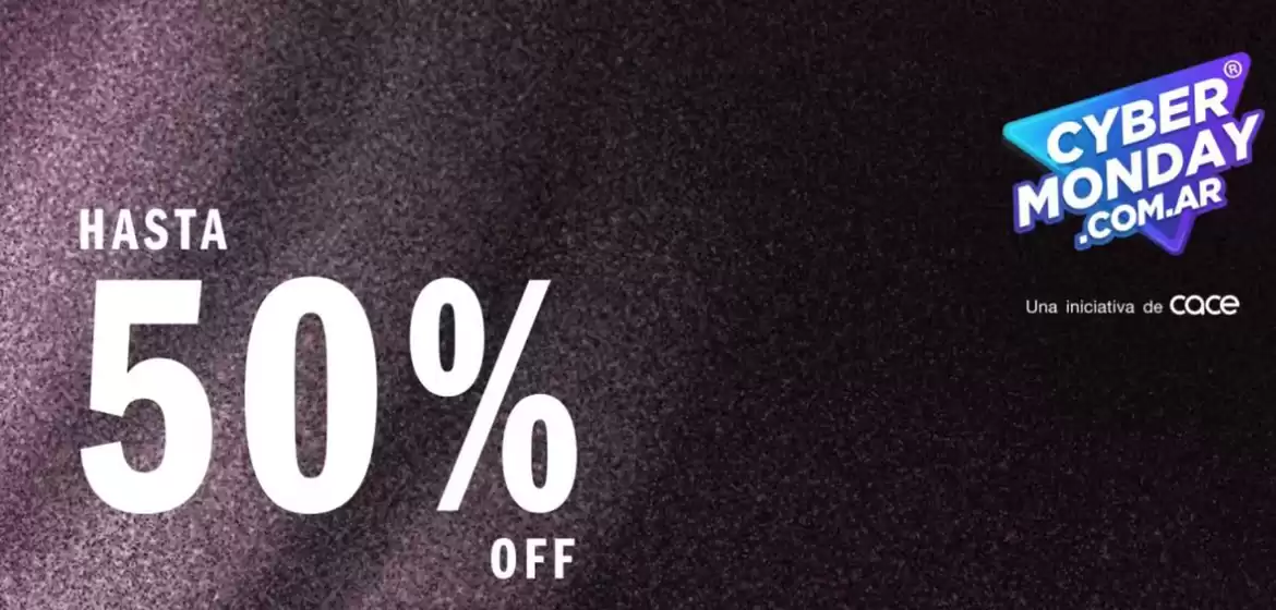 Hasta 50% off