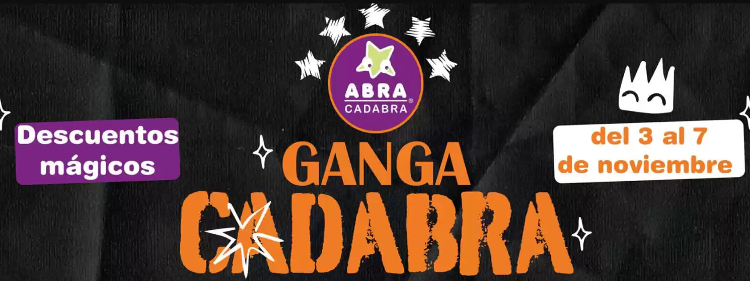 Catálogo Abra Cadabra en Necochea | Ganga Cadabra | 2025-11-05T00:00:00.000Z - 2025-11-07T00:00:00.000Z