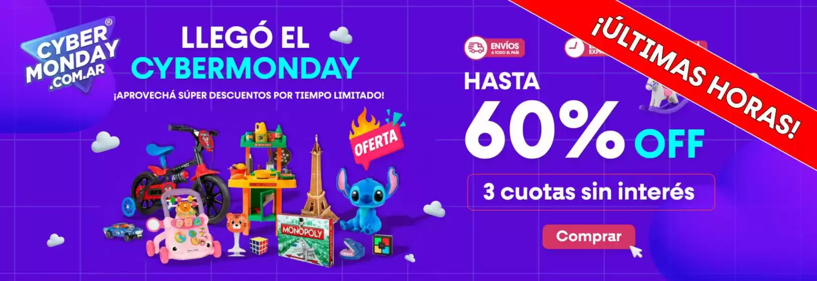 Hasta 60% off
