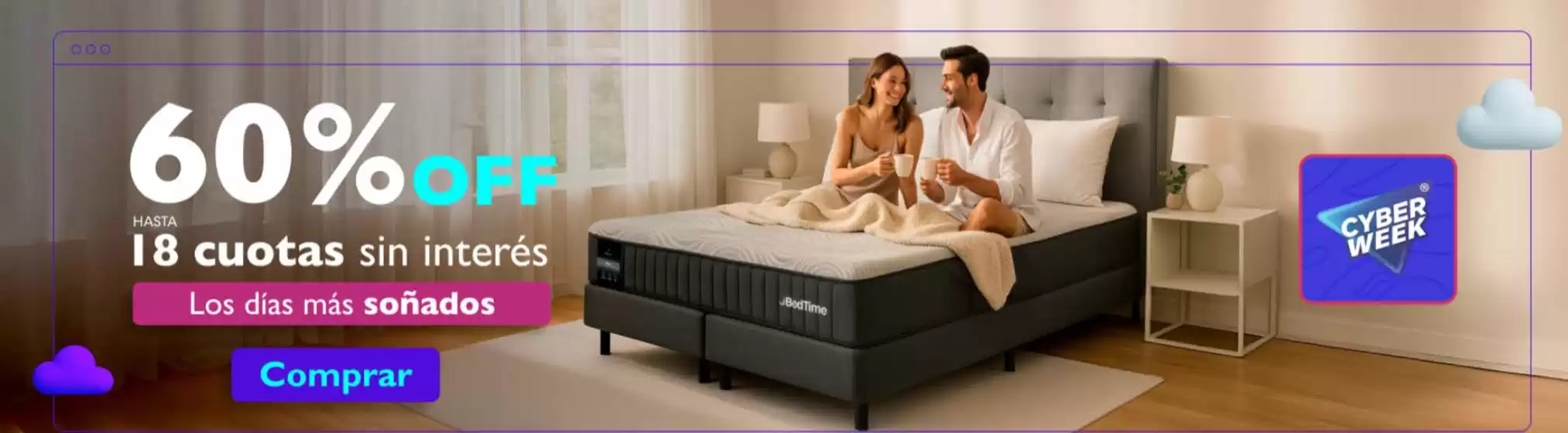 Catálogo Bed Time | Hasta 60% off | 2025-11-06T00:00:00.000Z - 2025-11-10T00:00:00.000Z