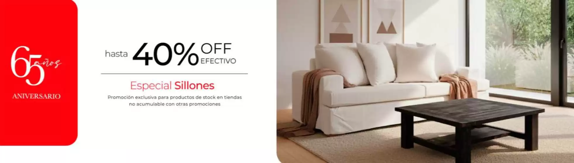 Catálogo Muebles y Sillones.com | Hasta 40% off | 2025-11-06T00:00:00.000Z - 2025-11-19T00:00:00.000Z