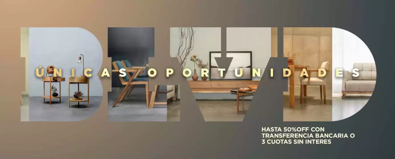 Catálogo Boulevard Furniture en San Miguel (Buenos Aires) | Hasta 50% off | 2025-11-06T00:00:00.000Z - 2025-11-10T00:00:00.000Z