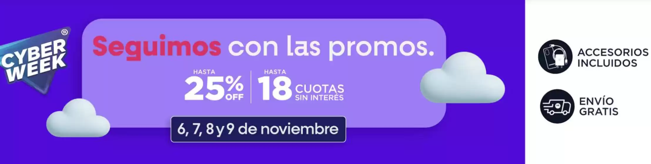 Catálogo Motorola | Promoción! Hasta 25% off | 2025-11-06T00:00:00.000Z - 2025-11-09T00:00:00.000Z