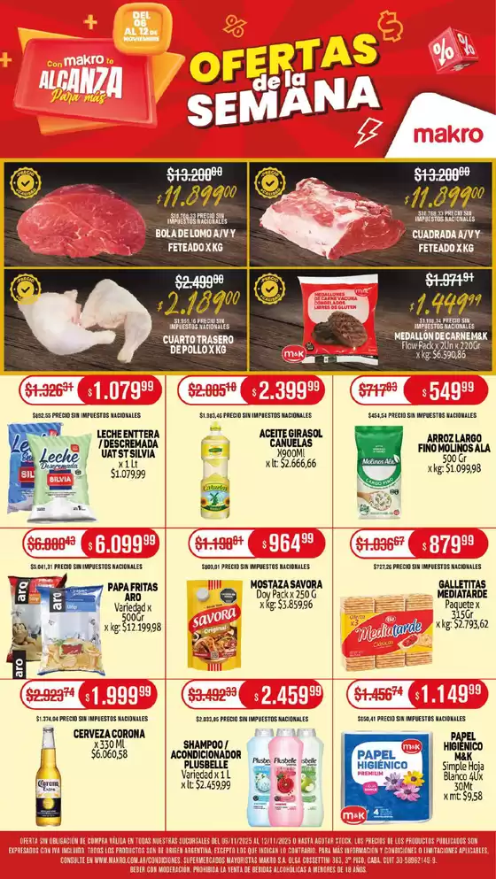 Catálogo Makro en Mendoza | Ofertas semanales | 2025-11-06T00:00:00.000Z - 2025-11-12T00:00:00.000Z