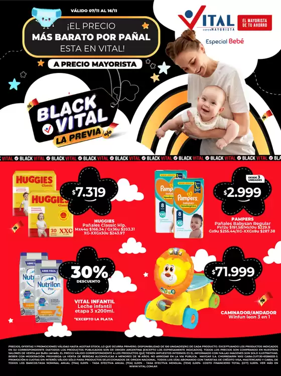 Catálogo Supermayorista Vital en Mendoza | Especial Bebé | | 2025-07-11T00:00:00.000Z - 2025-11-16T00:00:00.000Z